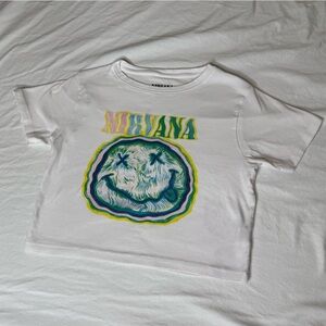 Nirvana Smiley Graphic T-Shirt